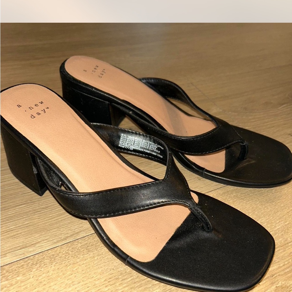 A New Day Black Women's Heeled Sandals